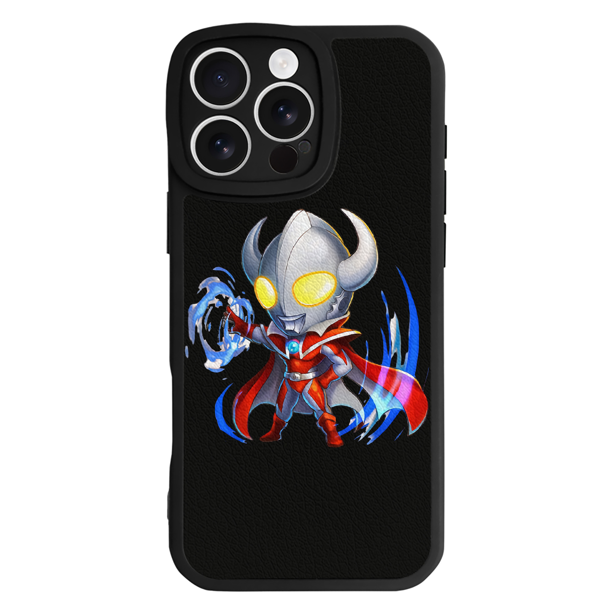 （画像用） ウルトラマン Ultraman 【iPhone 16シリーズ対応】シリコンスマホケース（レザー調） 材質：シリコン